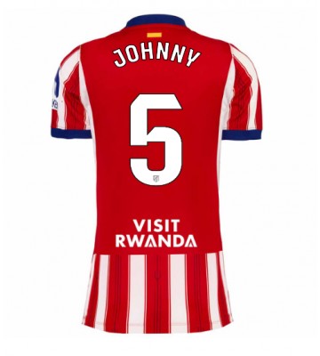 Atletico Madrid Johnny Cardoso #5 Hjemmebanetrøje Dame 2026-27 Kortærmet
